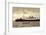 Hapag, Dampfer Hamburg, Modellboot, D. Bartsch-null-Framed Giclee Print