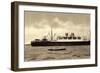 Hapag, Dampfer Hamburg, Modellboot, D. Bartsch-null-Framed Giclee Print