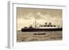 Hapag, Dampfer Hamburg, Modellboot, D. Bartsch-null-Framed Giclee Print