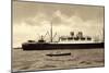 Hapag, Dampfer Hamburg, Modellboot, D. Bartsch-null-Mounted Giclee Print