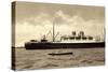 Hapag, Dampfer Hamburg, Modellboot, D. Bartsch-null-Stretched Canvas