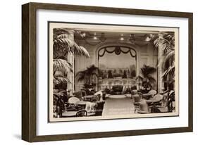 Hapag, Dampfer Imperator, Wintergarten I. Kl-null-Framed Giclee Print