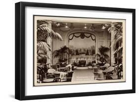 Hapag, Dampfer Imperator, Wintergarten I. Kl-null-Framed Giclee Print