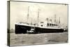 Hapag, Dampfschiff Albert Ballin Am Hafen, Schlepper-null-Stretched Canvas