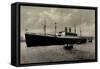 Hapag, Dampfschiff Albert Ballin Vor Anker, Kutter-null-Framed Stretched Canvas