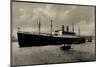 Hapag, Dampfschiff Albert Ballin Vor Anker, Kutter-null-Mounted Giclee Print