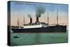 Hapag, Dampfschiff Cincinnati, Amerika Linie-null-Stretched Canvas