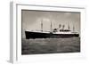 Hapag, Dampfschiff Deutschland Auf Hoher See-null-Framed Giclee Print