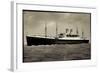 Hapag, Dampfschiff Deutschland Auf Hoher See-null-Framed Giclee Print