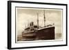 Hapag, Dampfschiff Deutschland in Fahrt, Front-null-Framed Giclee Print