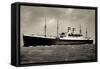 Hapag, Dampfschiff Deutschland, Transatlantik-null-Framed Stretched Canvas