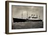 Hapag, Dampfschiff Deutschland, Transatlantik-null-Framed Giclee Print