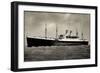 Hapag, Dampfschiff Deutschland, Transatlantik-null-Framed Giclee Print