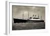 Hapag, Dampfschiff Deutschland, Transatlantik-null-Framed Giclee Print