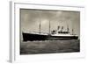 Hapag, Dampfschiff Deutschland, Transatlantik-null-Framed Giclee Print