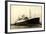 Hapag, Dampfschiff Hamburg Am Hafen Vor Anker-null-Framed Giclee Print