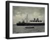 Hapag, Dampfschiff Hamburg, Modell Von D. Bartsch-null-Framed Giclee Print