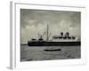 Hapag, Dampfschiff Hamburg, Modell Von D. Bartsch-null-Framed Giclee Print