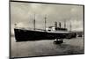 Hapag, Dampfschiff Hansa, Schlepper, Hafenblick-null-Mounted Giclee Print