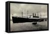 Hapag, Dampfschiff Hansa, Schlepper, Hafenblick-null-Framed Stretched Canvas