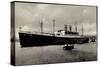 Hapag, Dampfschiff Hansa, Schlepper, Hafenblick-null-Stretched Canvas