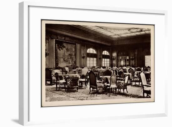 Hapag, Dampfschiff Imperator, Gesellschaftszimmer-null-Framed Giclee Print