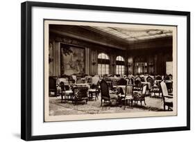 Hapag, Dampfschiff Imperator, Gesellschaftszimmer-null-Framed Giclee Print