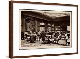 Hapag, Dampfschiff Imperator, Gesellschaftszimmer-null-Framed Giclee Print