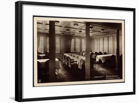 Hapag, Dampfschiff Imperator, Kinderzimmer-null-Framed Giclee Print