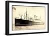 Hapag, Dampfschiff New York Am Hafen Vor Anker-null-Framed Giclee Print