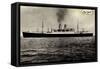 Hapag, Dampfschiff New York Auf Hoher See-null-Framed Stretched Canvas