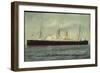 Hapag, Dampfschiff S.S. Veendam in Fahrt Auf See-null-Framed Giclee Print