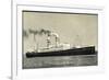 Hapag, Dampfschiff S.S. Volendam Nah Am Ufer-null-Framed Giclee Print