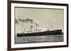 Hapag, Dampfschiff S.S. Volendam Nah Am Ufer-null-Framed Giclee Print