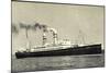 Hapag, Dampfschiff S.S. Volendam Nah Am Ufer-null-Mounted Giclee Print