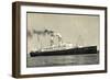 Hapag, Dampfschiff S.S. Volendam Nah Am Ufer-null-Framed Premium Giclee Print