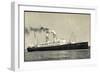 Hapag, Dampfschiff S.S. Volendam Nah Am Ufer-null-Framed Premium Giclee Print