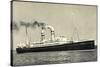 Hapag, Dampfschiff S.S. Volendam Nah Am Ufer-null-Stretched Canvas