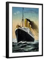 Hapag, Dampfschiff Vaterland, Größtes Schiff Der Welt-null-Framed Giclee Print