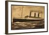 Hapag, Dampfschiff Vaterland, Größtes Schiff Der Welt-null-Framed Giclee Print
