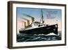 Hapag, Dampfschiff Vaterland, Riesendampfer-null-Framed Giclee Print