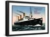 Hapag, Dampfschiff Vaterland, Riesendampfer-null-Framed Giclee Print