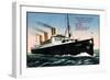 Hapag, Dampfschiff Vaterland, Riesendampfer-null-Framed Giclee Print