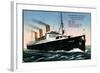 Hapag, Dampfschiff Vaterland, Riesendampfer-null-Framed Giclee Print