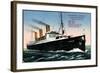 Hapag, Dampfschiff Vaterland, Riesendampfer-null-Framed Giclee Print