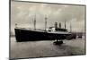 Hapag, Hochseedampfer Albert Ballin Im Hafen-null-Mounted Giclee Print