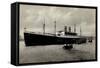 Hapag, Hochseedampfer Albert Ballin Im Hafen-null-Framed Stretched Canvas