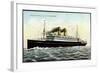 Hapag, Lijn, S.S. Rotterdam, Dampfschiff, Transatlantik-null-Framed Giclee Print