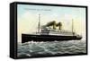 Hapag, Lijn, S.S. Rotterdam, Dampfschiff, Transatlantik-null-Framed Stretched Canvas