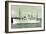 Hapag, M.S. Milwaukee, Dampfschiff Am Ufer-null-Framed Giclee Print